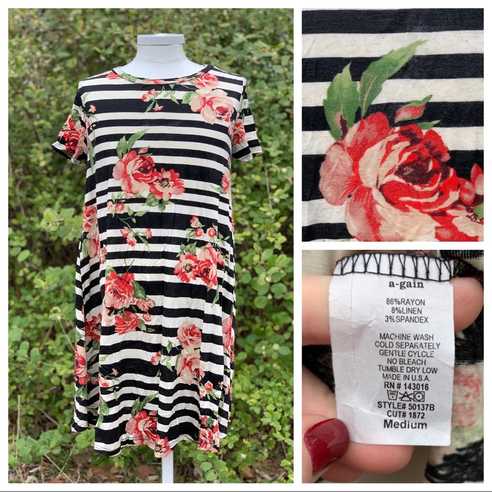 Floral T-shirt Dress